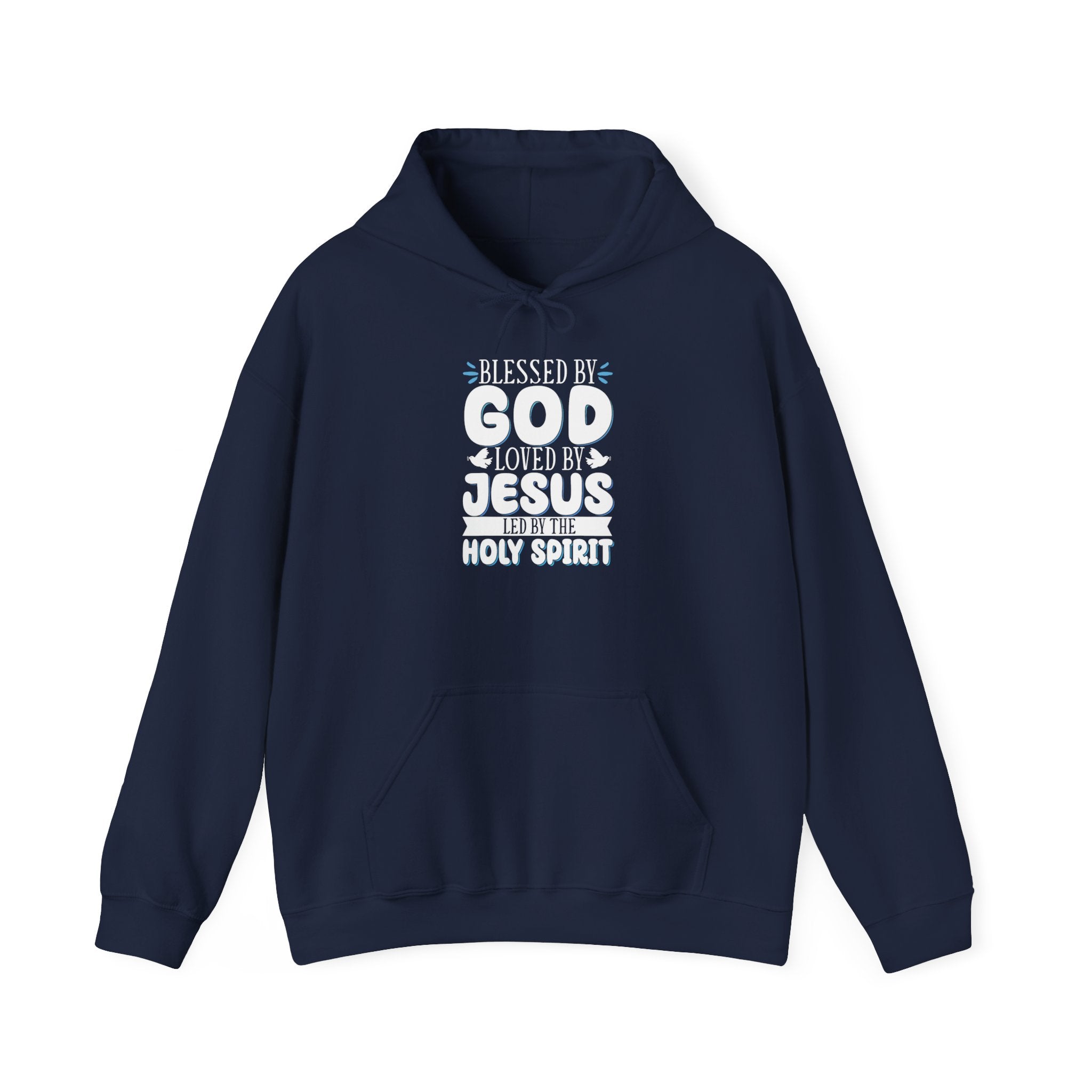 Blessed by God Hoodie - Unisex Heavy Blend Sweatshirt for Faith & Inspiration