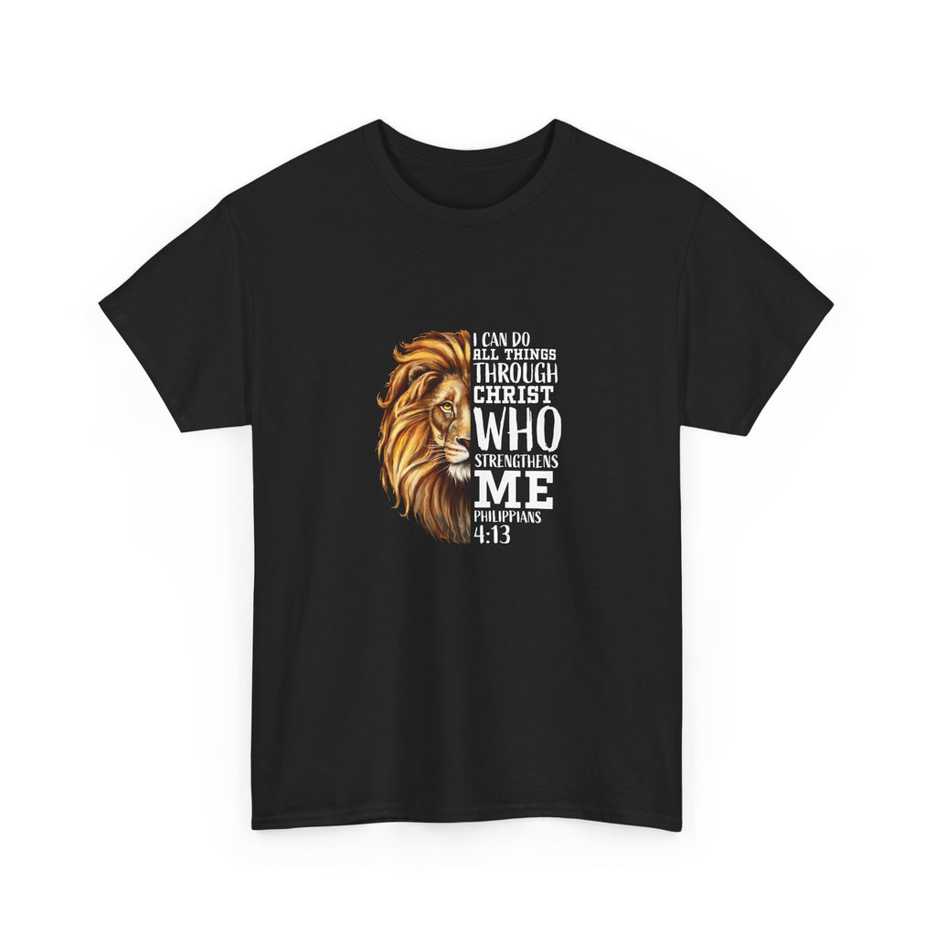 Majestic Lion Tee - Unisex Heavy Cotton Shirt for Animal Lovers, Gift for Wildlife Enthusiasts