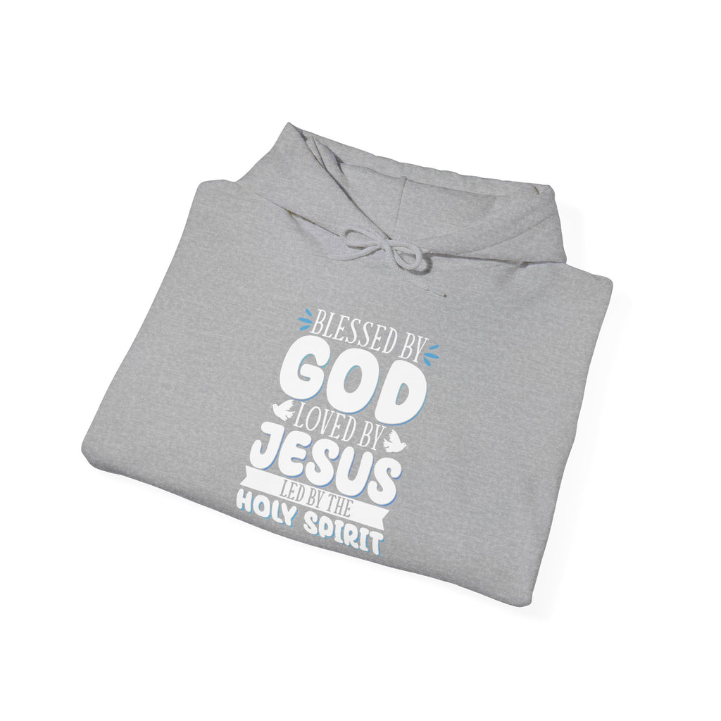 Blessed by God Hoodie - Unisex Heavy Blend Sweatshirt for Faith & Inspiration