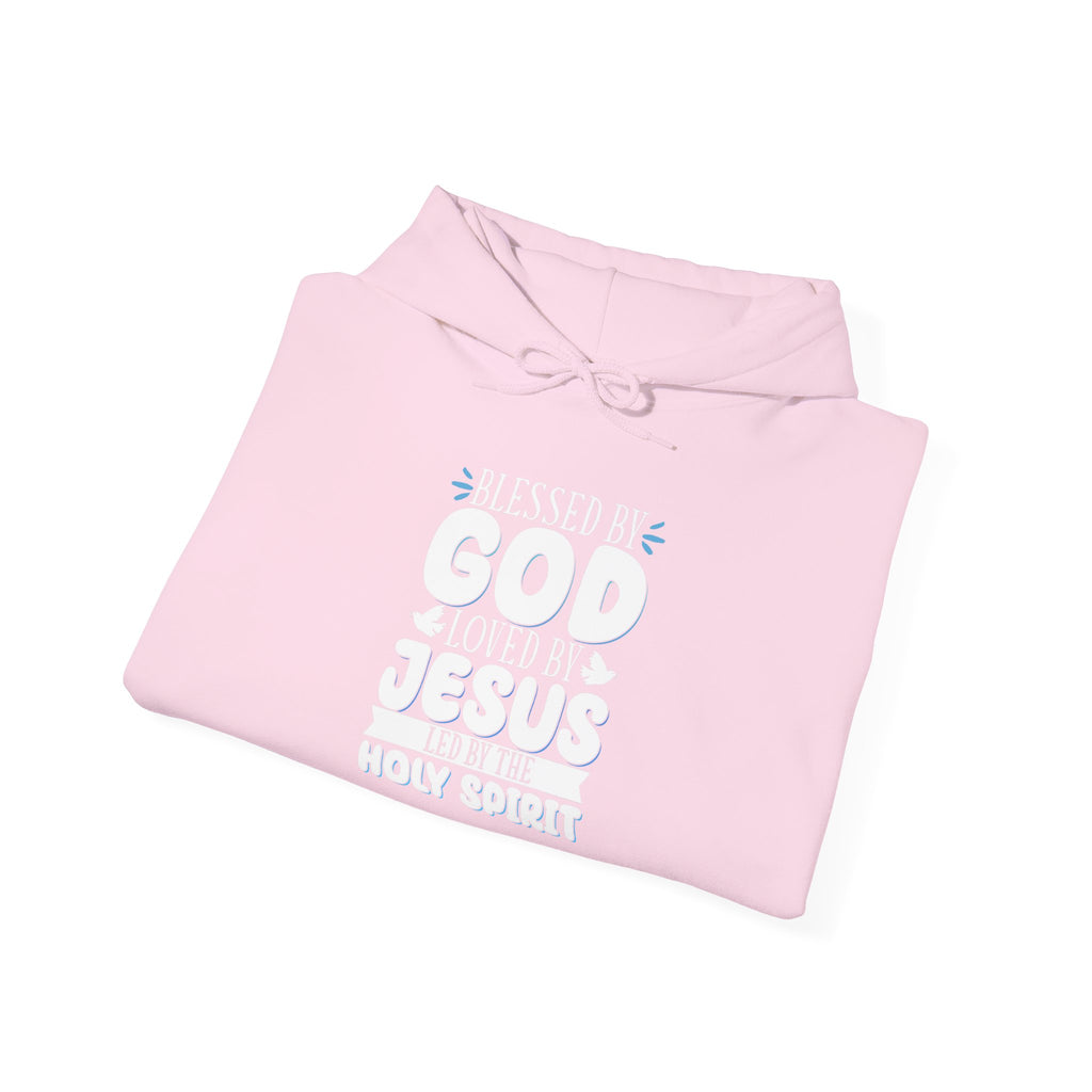 Blessed by God Hoodie - Unisex Heavy Blend Sweatshirt for Faith & Inspiration