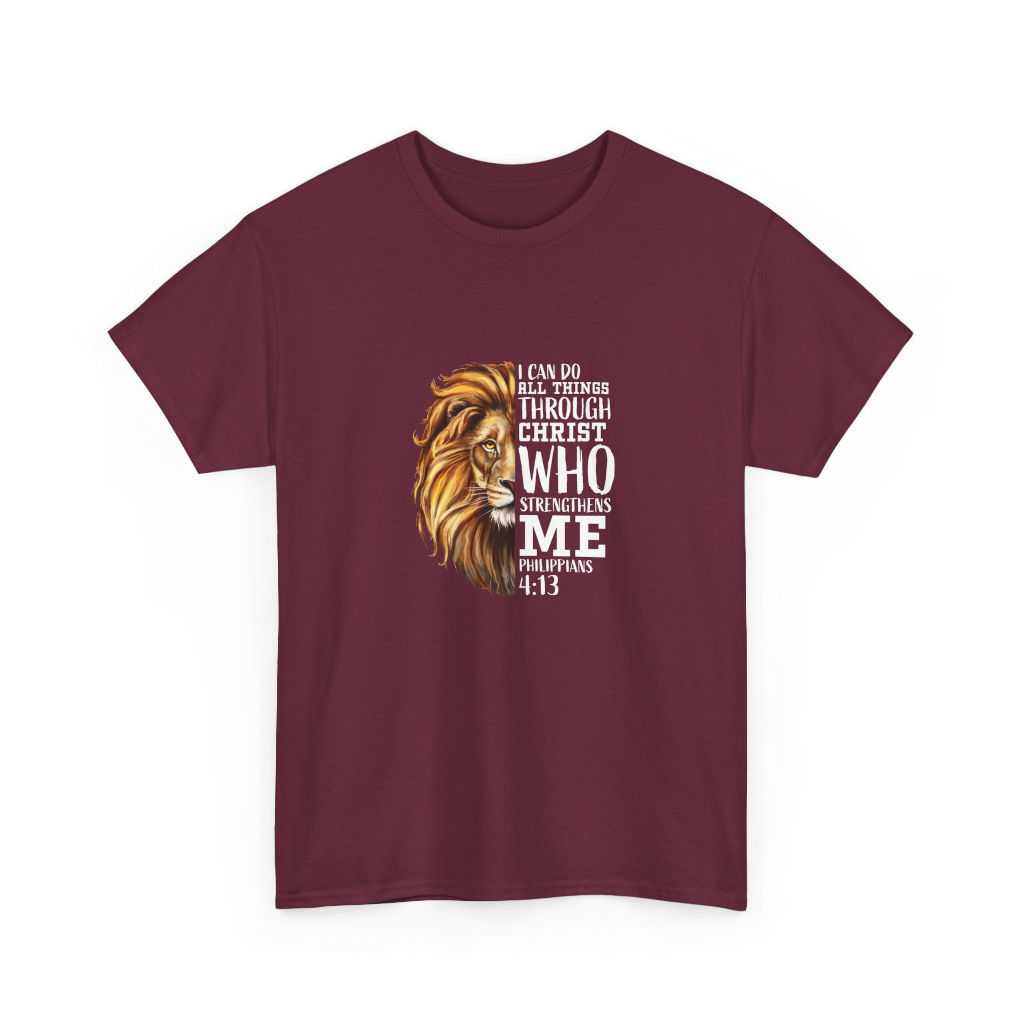 Majestic Lion Tee - Unisex Heavy Cotton Shirt for Animal Lovers, Gift for Wildlife Enthusiasts