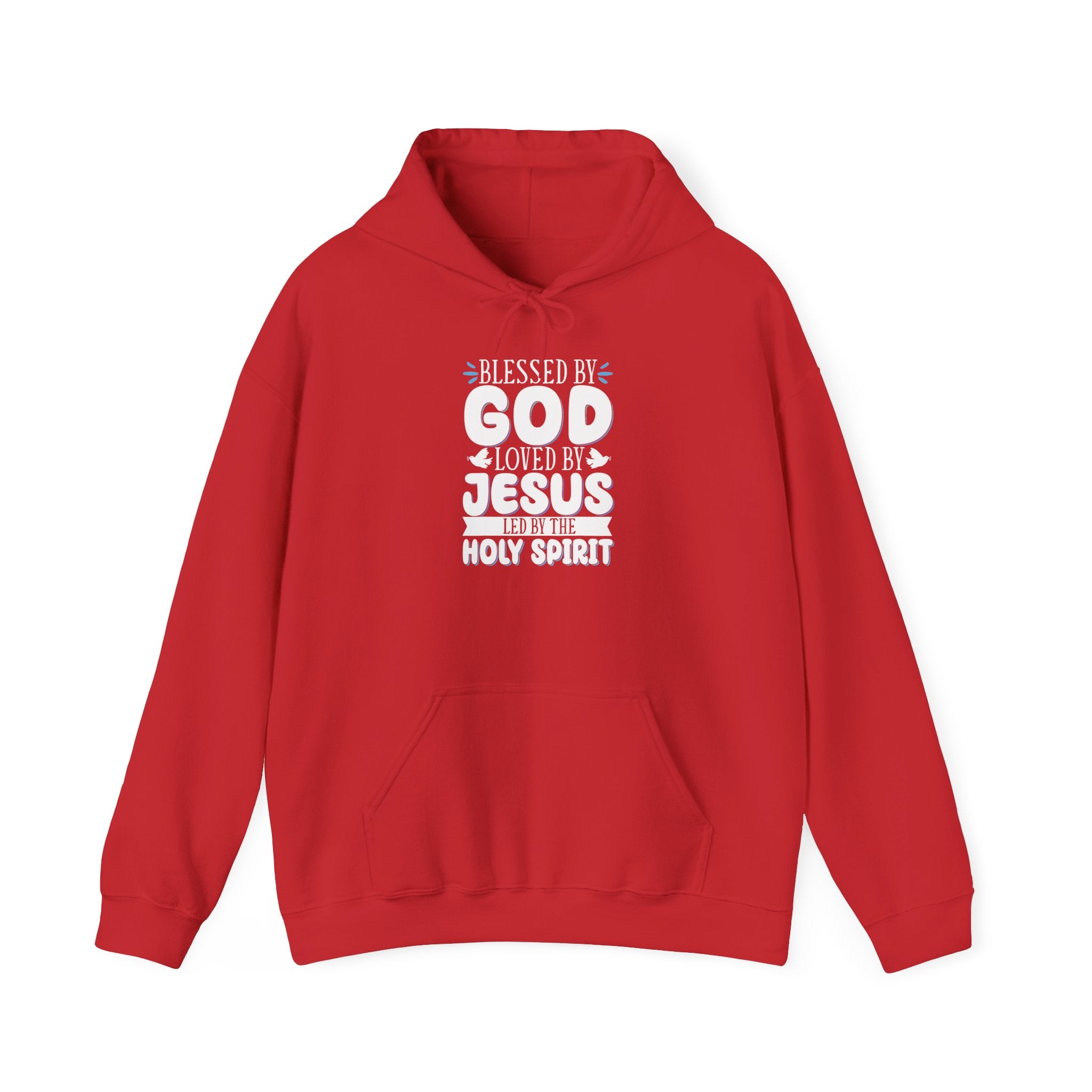 Blessed by God Hoodie - Unisex Heavy Blend Sweatshirt for Faith & Inspiration