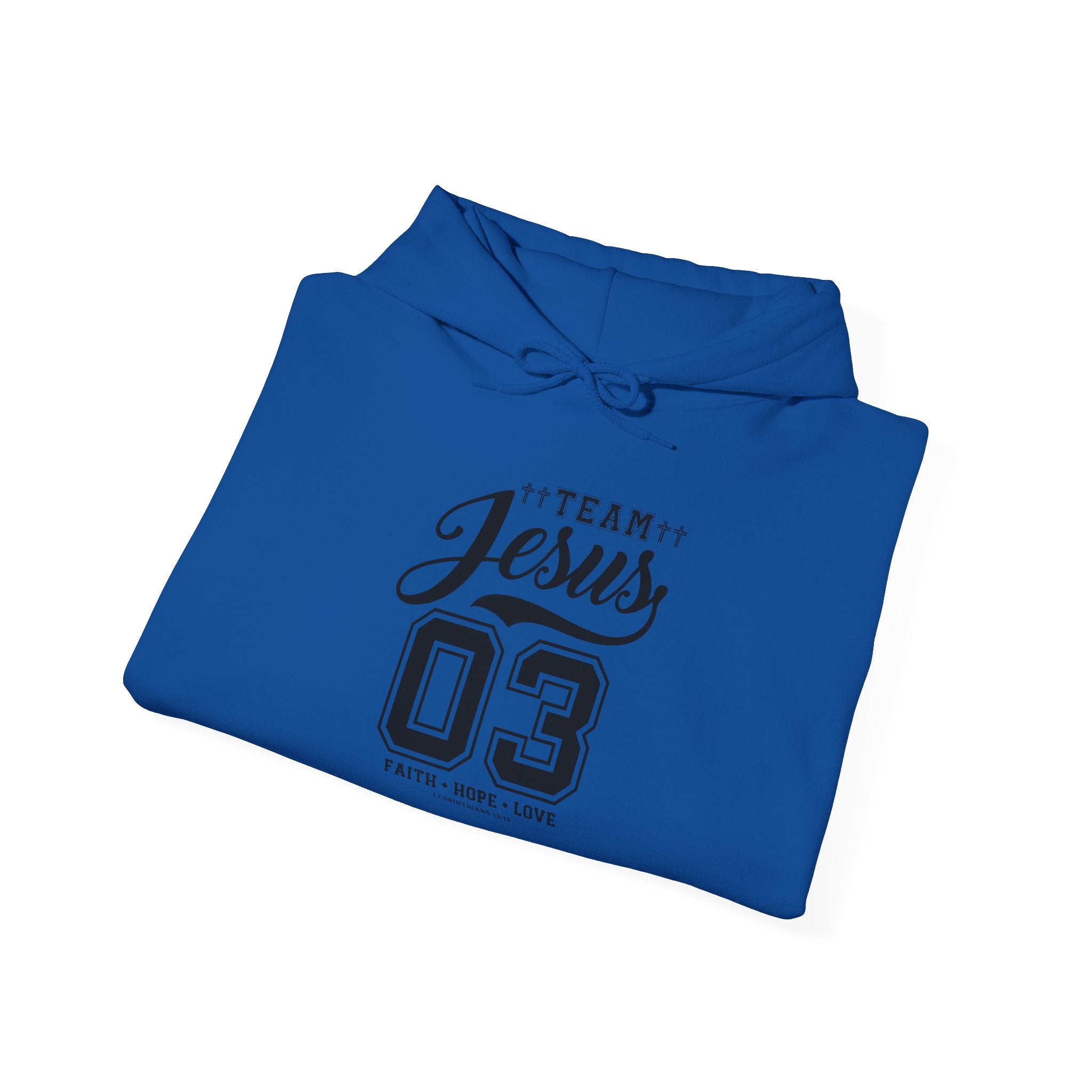Team Jesus Hooded Sweatshirt, Christian Hoodie, Faith Sweatshirt