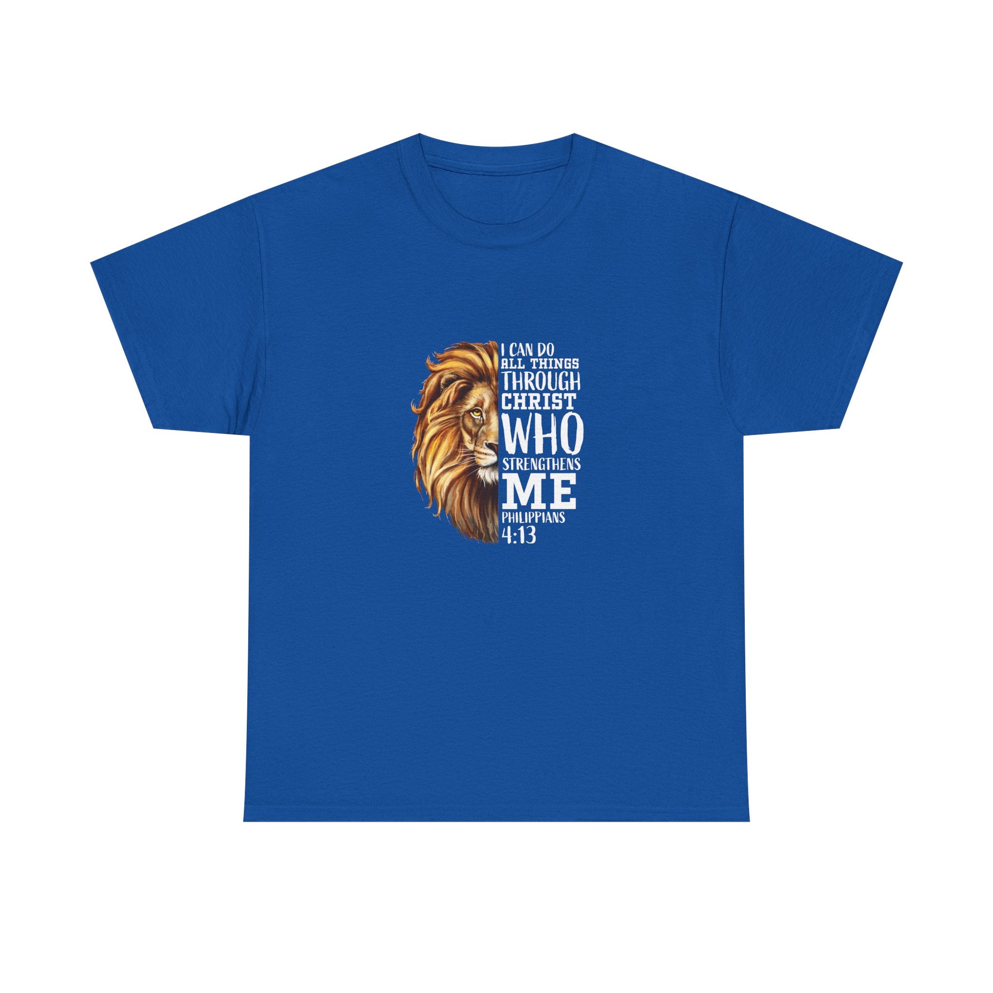 Majestic Lion Tee - Unisex Heavy Cotton Shirt for Animal Lovers, Gift for Wildlife Enthusiasts