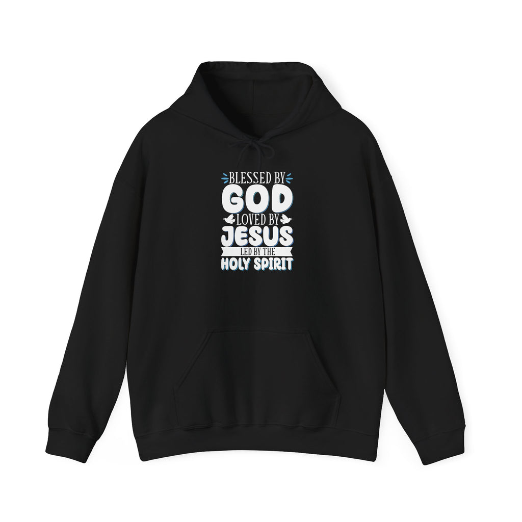 Blessed by God Hoodie - Unisex Heavy Blend Sweatshirt for Faith & Inspiration