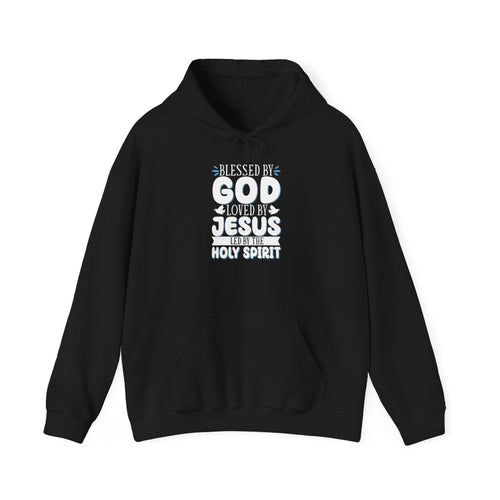 Blessed by God Hoodie - Unisex Heavy Blend Sweatshirt for Faith & Inspiration
