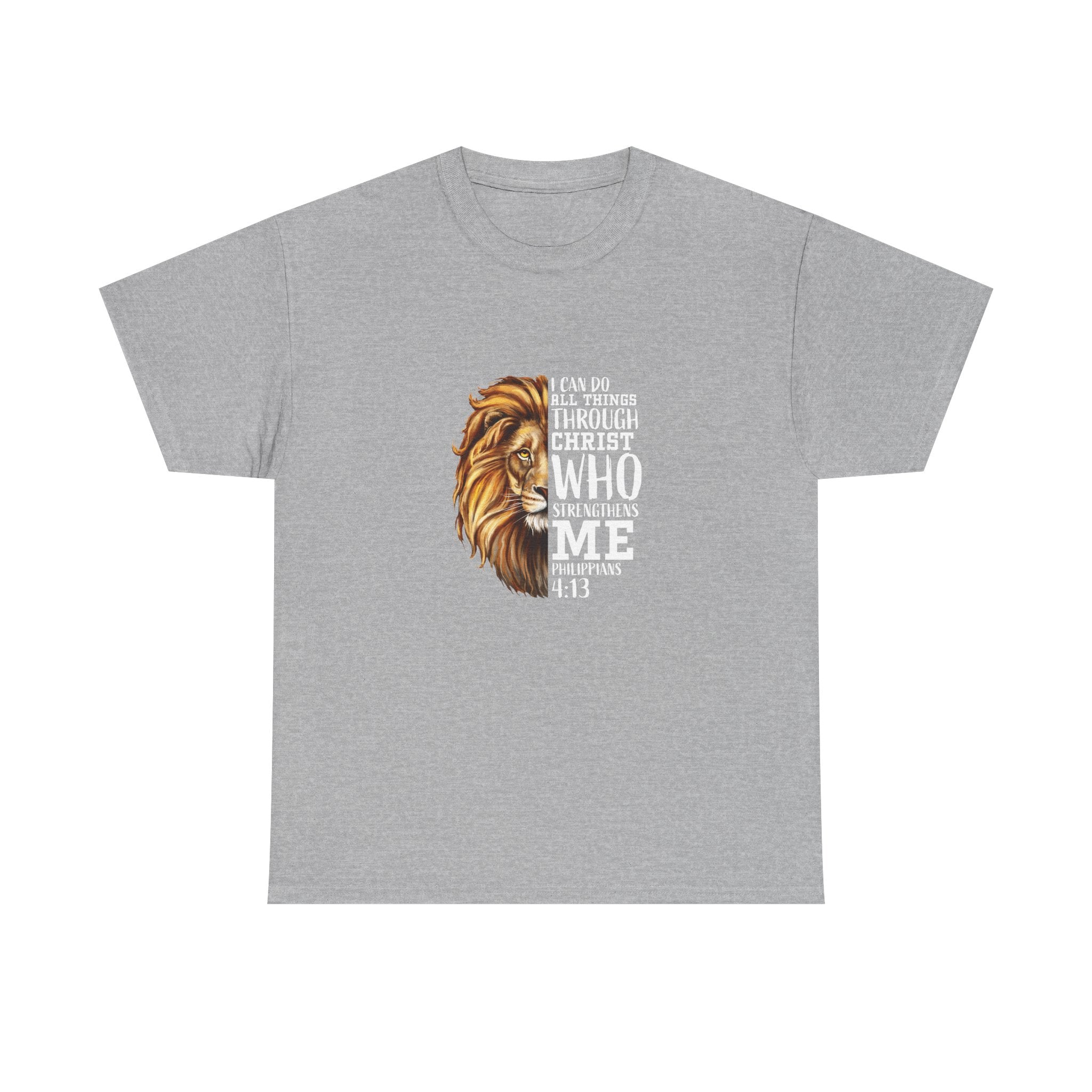 Majestic Lion Tee - Unisex Heavy Cotton Shirt for Animal Lovers, Gift for Wildlife Enthusiasts
