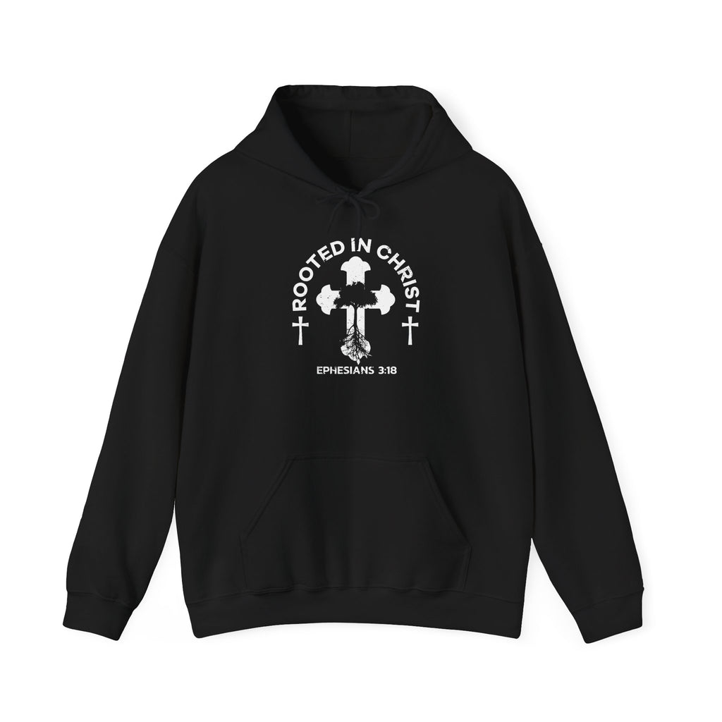 Rooted in Christ Hoodie - Faith-Inspired Apparel for Every Day