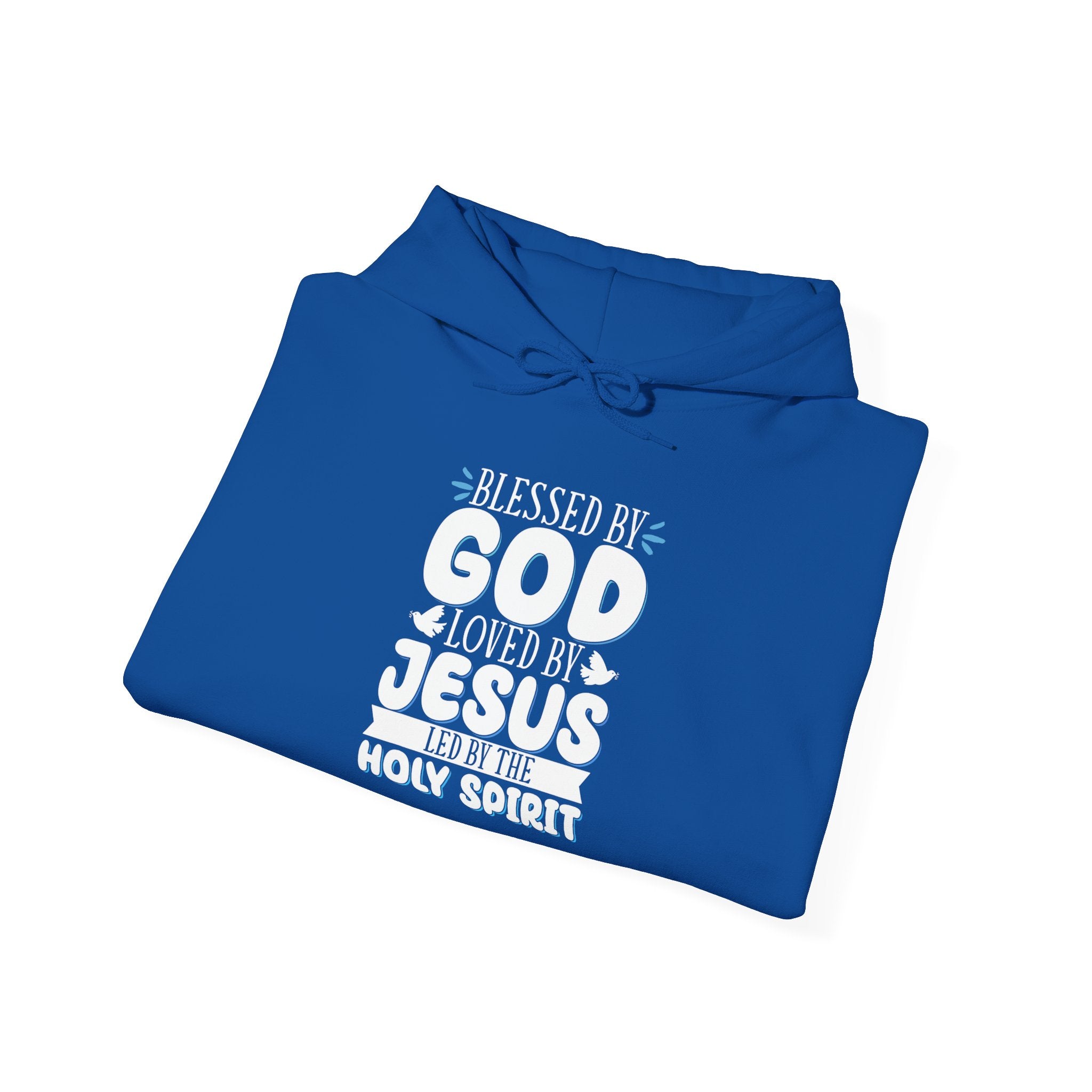 Blessed by God Hoodie - Unisex Heavy Blend Sweatshirt for Faith & Inspiration