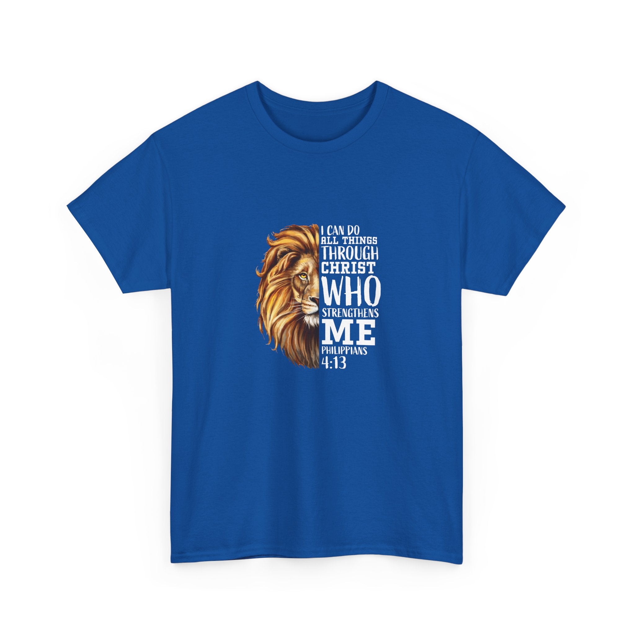 Majestic Lion Tee - Unisex Heavy Cotton Shirt for Animal Lovers, Gift for Wildlife Enthusiasts
