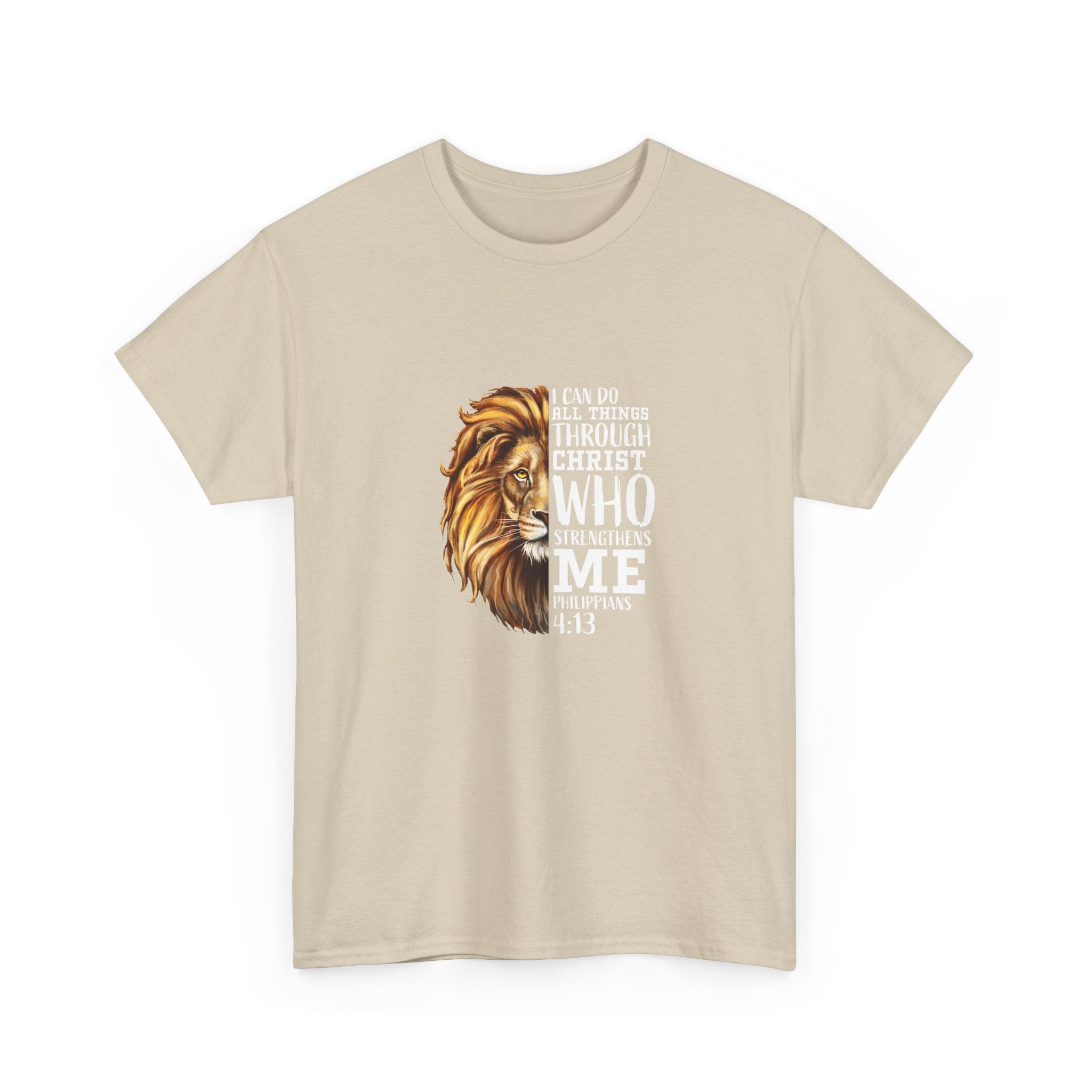 Majestic Lion Tee - Unisex Heavy Cotton Shirt for Animal Lovers, Gift for Wildlife Enthusiasts