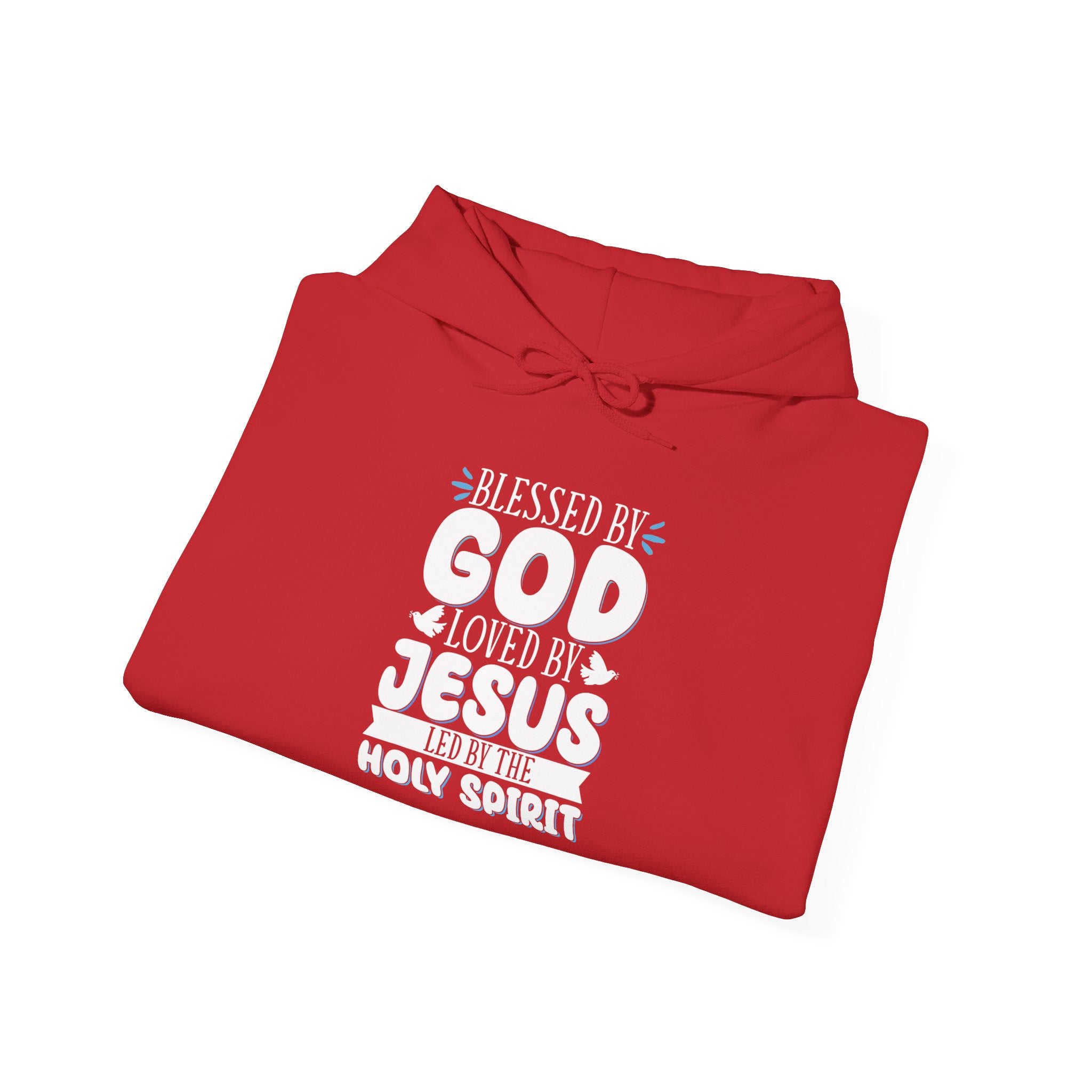 Blessed by God Hoodie - Unisex Heavy Blend Sweatshirt for Faith & Inspiration