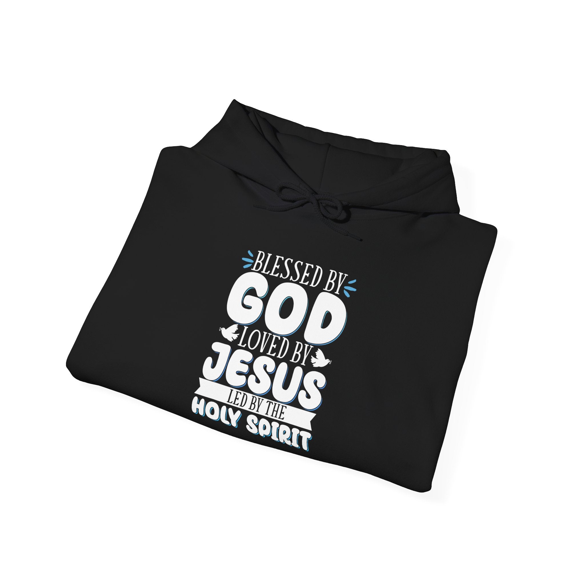 Blessed by God Hoodie - Unisex Heavy Blend Sweatshirt for Faith & Inspiration