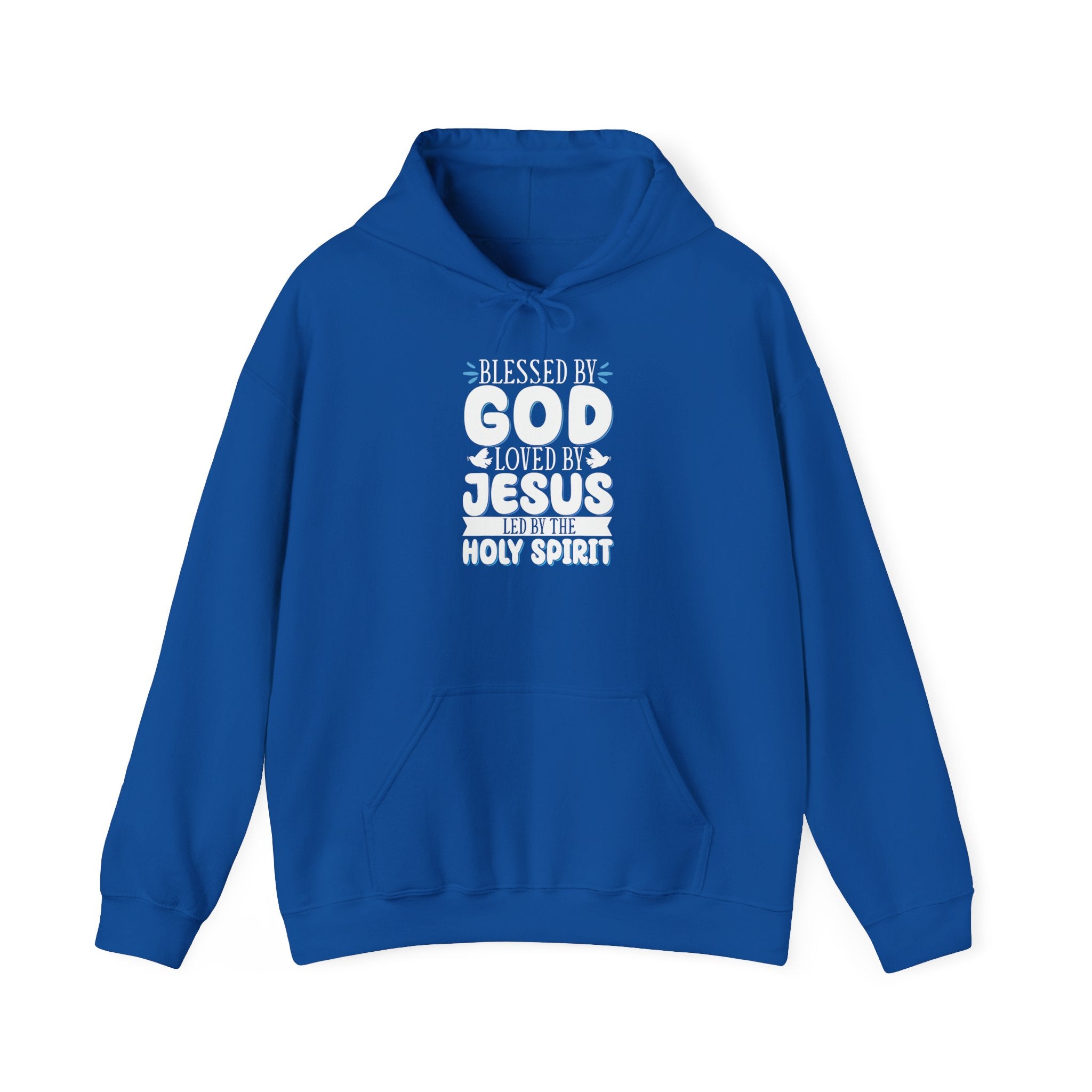 Blessed by God Hoodie - Unisex Heavy Blend Sweatshirt for Faith & Inspiration