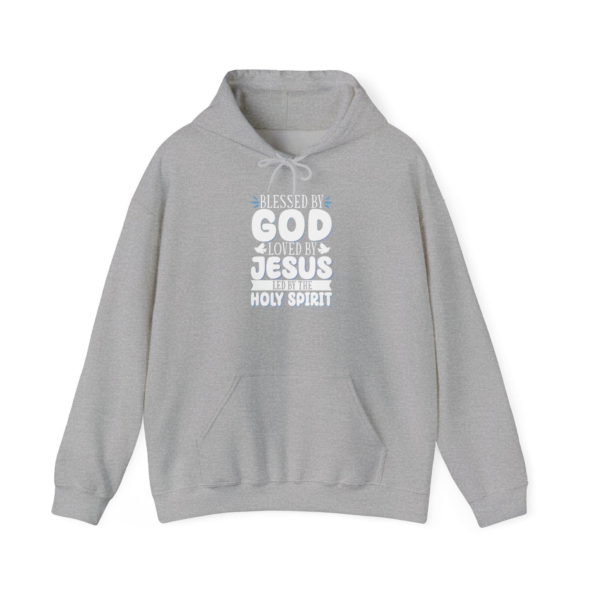Blessed by God Hoodie - Unisex Heavy Blend Sweatshirt for Faith & Inspiration