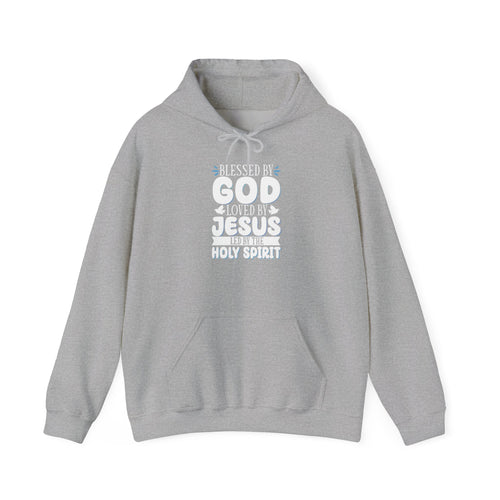 Blessed by God Hoodie - Unisex Heavy Blend Sweatshirt for Faith & Inspiration