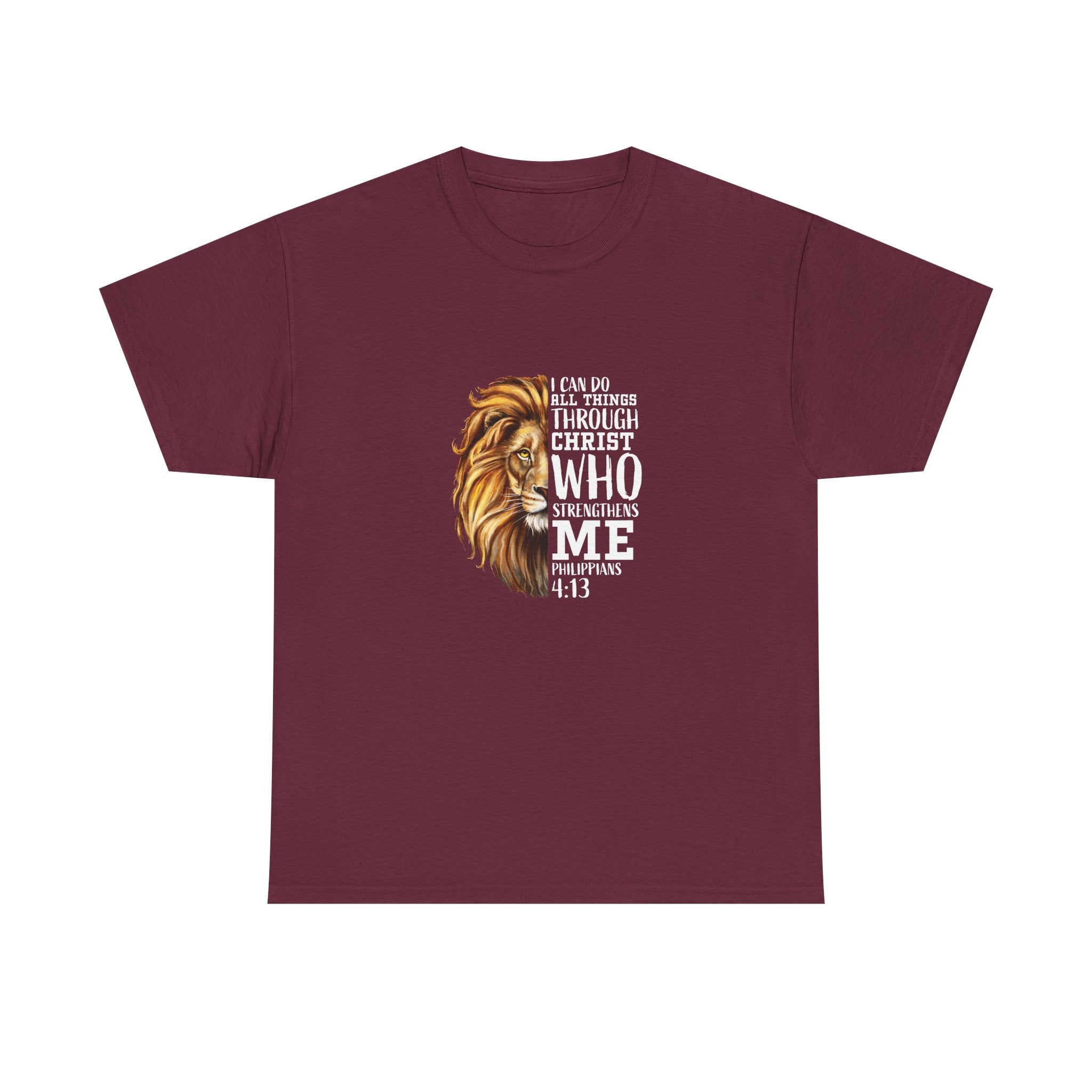 Majestic Lion Tee - Unisex Heavy Cotton Shirt for Animal Lovers, Gift for Wildlife Enthusiasts