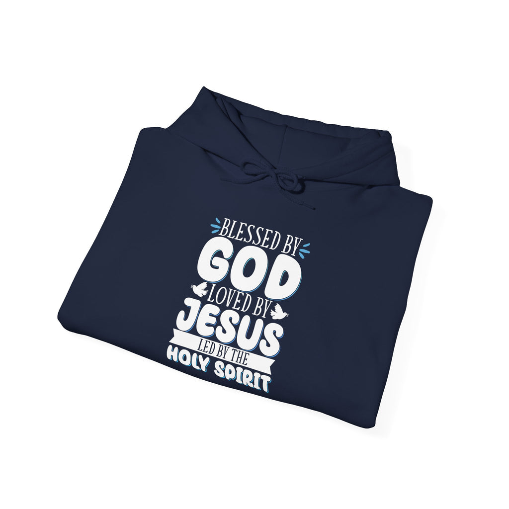 Blessed by God Hoodie - Unisex Heavy Blend Sweatshirt for Faith & Inspiration