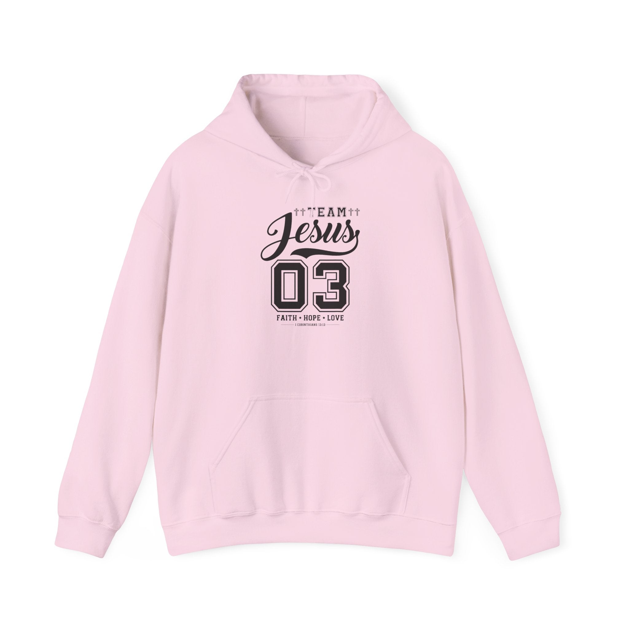 Team Jesus Hooded Sweatshirt, Christian Hoodie, Faith Sweatshirt